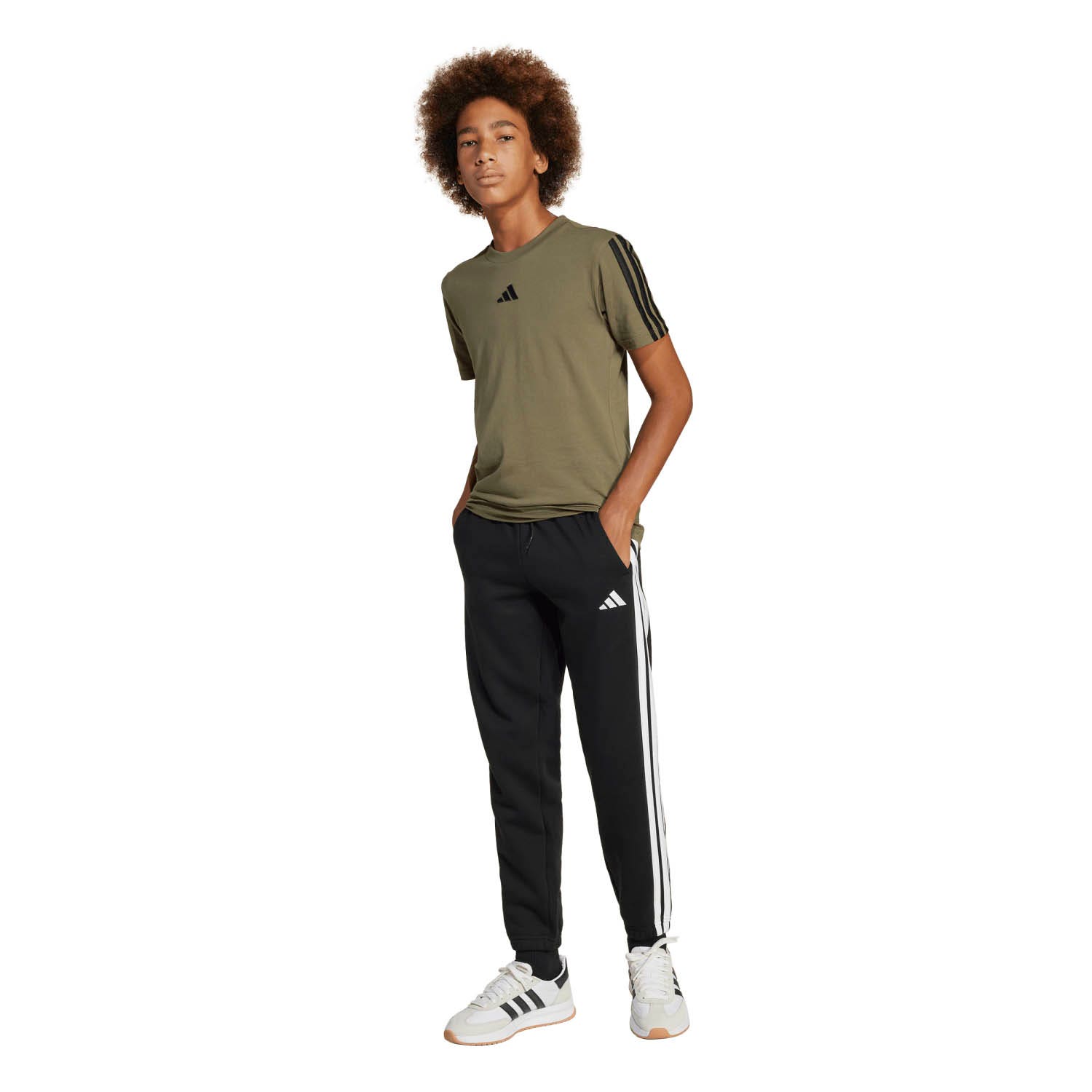 adidas Sportswear Essentials Broek Kids - Kinderen - Zwart- 140