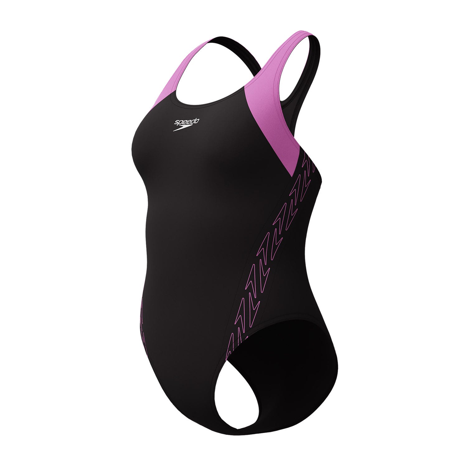 Speedo EnduraFlex sportbadpak HyperBoom Splice zwart paars